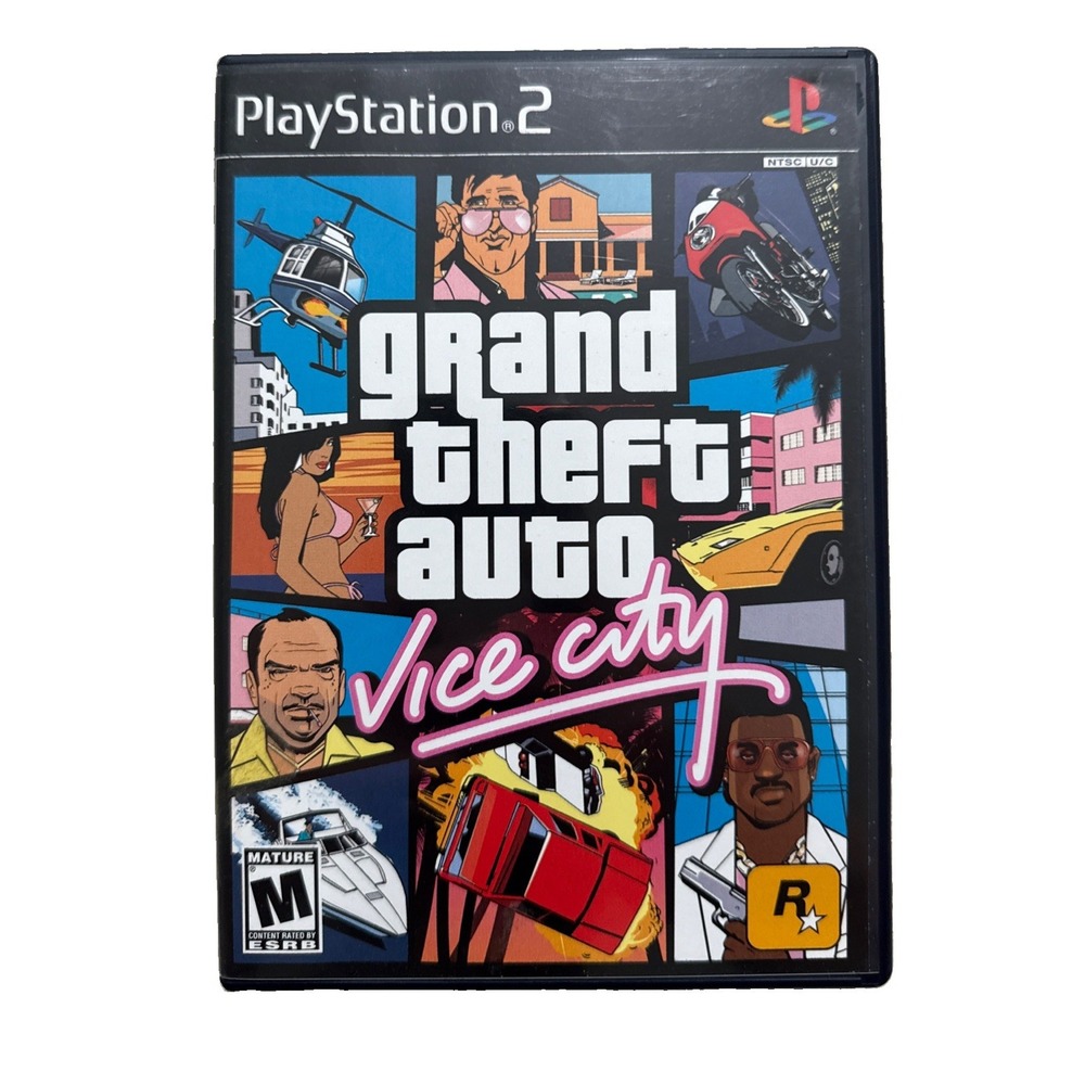 Grand Theft Auto Vice City Sony Playstation 2 PS2 VERY CLEAN